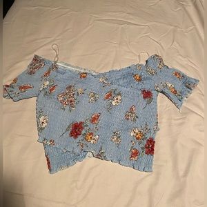 Floral crop top